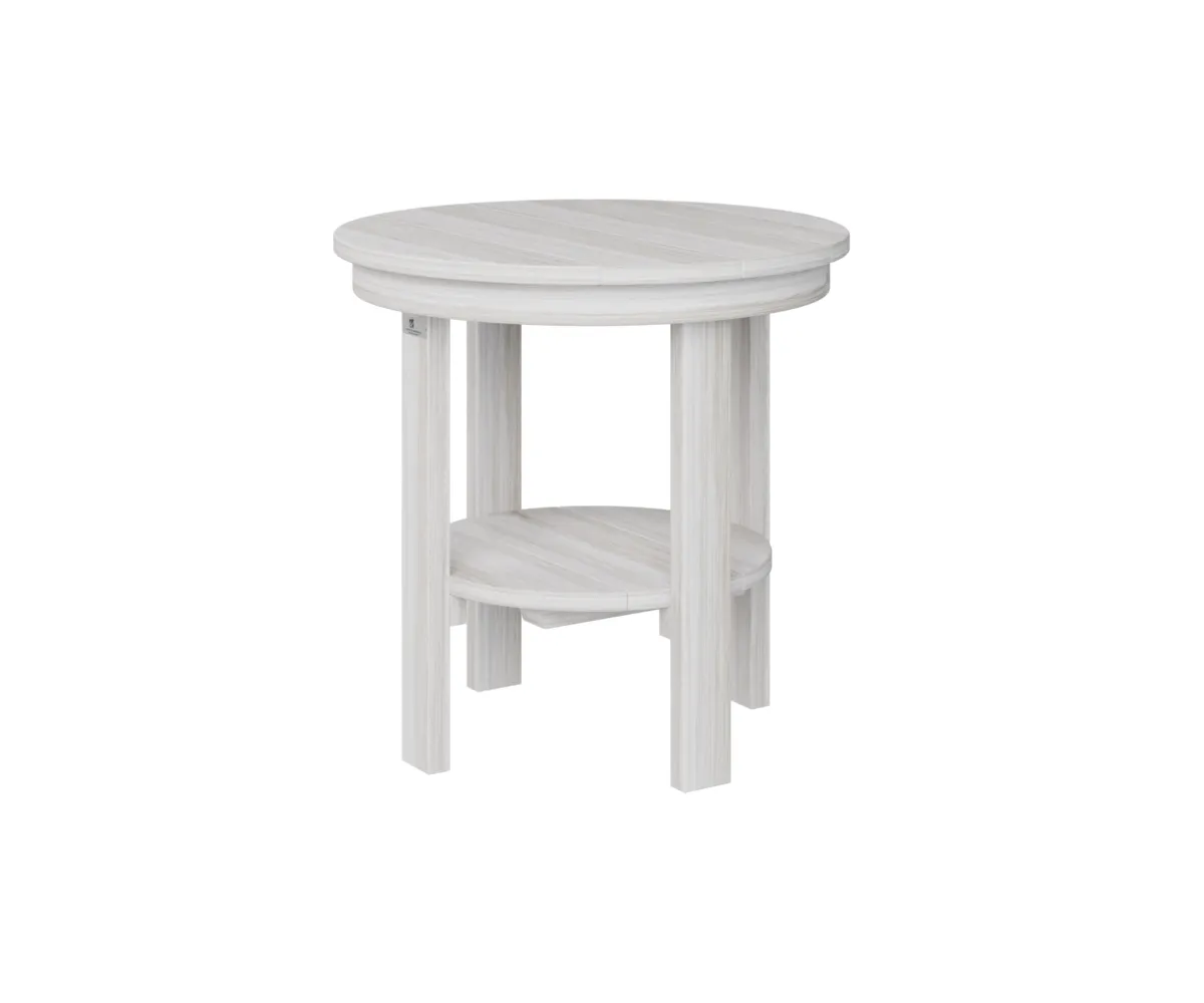 Round End Table Dining Height by Berlin Gardens - Seashell, Seashell Round End Table Dining Height by Berlin Gardens - 191-PRET2122
