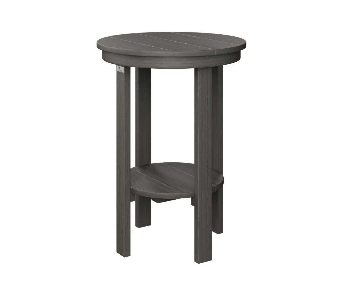 Round End Table Counter Height by Berlin Gardens - Coastal Gray, Coastal Gray Round End Table Counter Height by Berlin Gardens - 191-PRET2922