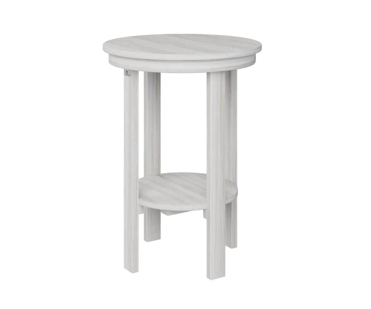 Round End Table Counter Height by Berlin Gardens - Seashell, Seashell Round End Table Counter Height by Berlin Gardens - 191-PRET2922