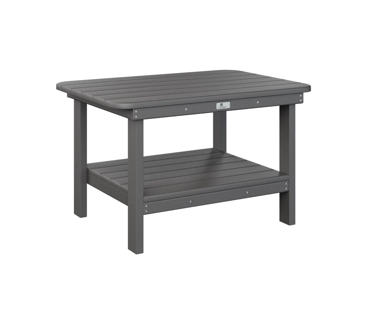 Rectangular Coffee Table by Berlin Gardens - Smoke Gray, Smoke Gray Rectangular Coffee Table by Berlin Gardens - 191-RTCT2921