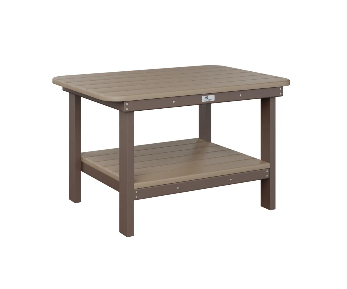 Rectangular Coffee Table by Berlin Gardens - Weatherwood, Chocolate Brown Rectangular Coffee Table by Berlin Gardens - 191-RTCT2921