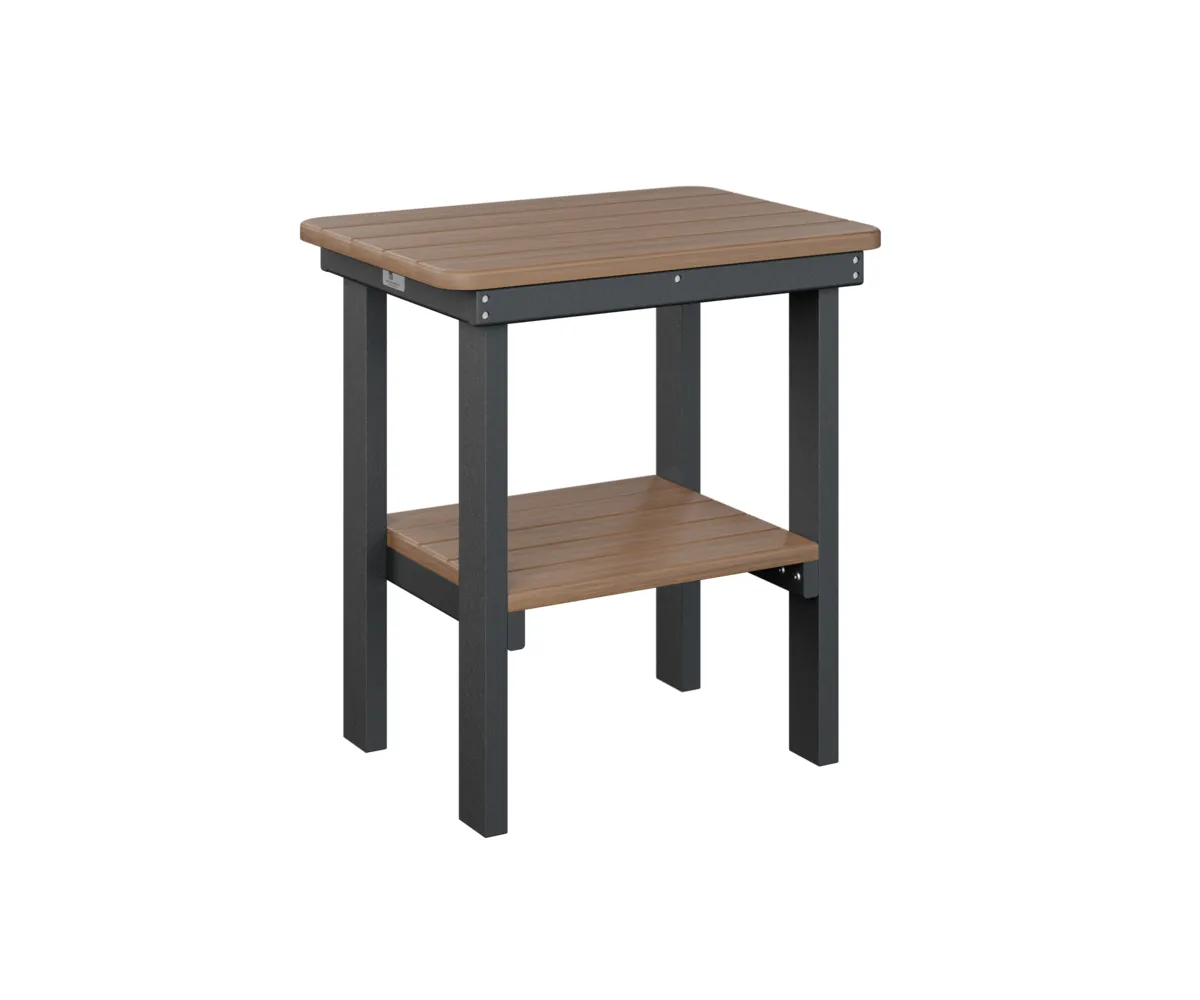Rectangular End Table Dining Height by Berlin Gardens - Antique Mahogany, Black Rectangular End Table Dining Height by Berlin Gardens - 191-RTET2115