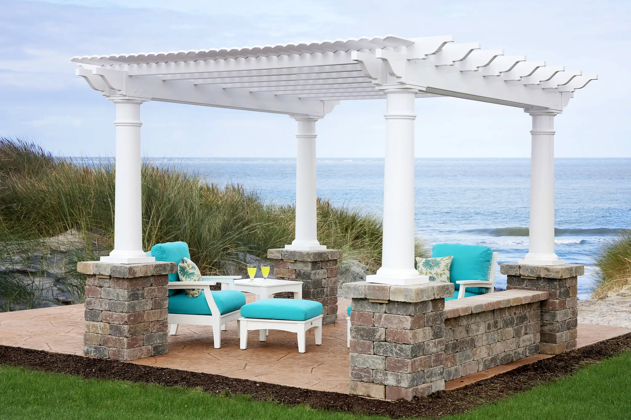Urbana Vinyl Pergola from Berlin Gardens - Urbana Vinyl Pergola from Berlin Gardens - 191-URBANA