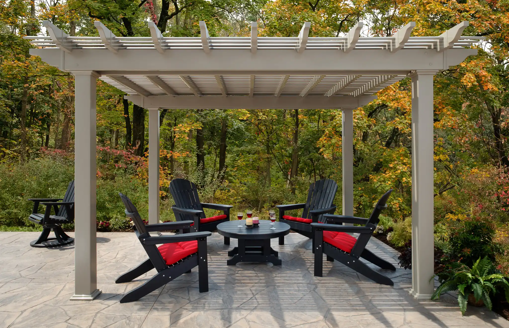 Urbana Vinyl Pergola from Berlin Gardens - Urbana Vinyl Pergola from Berlin Gardens - 191-URBANA