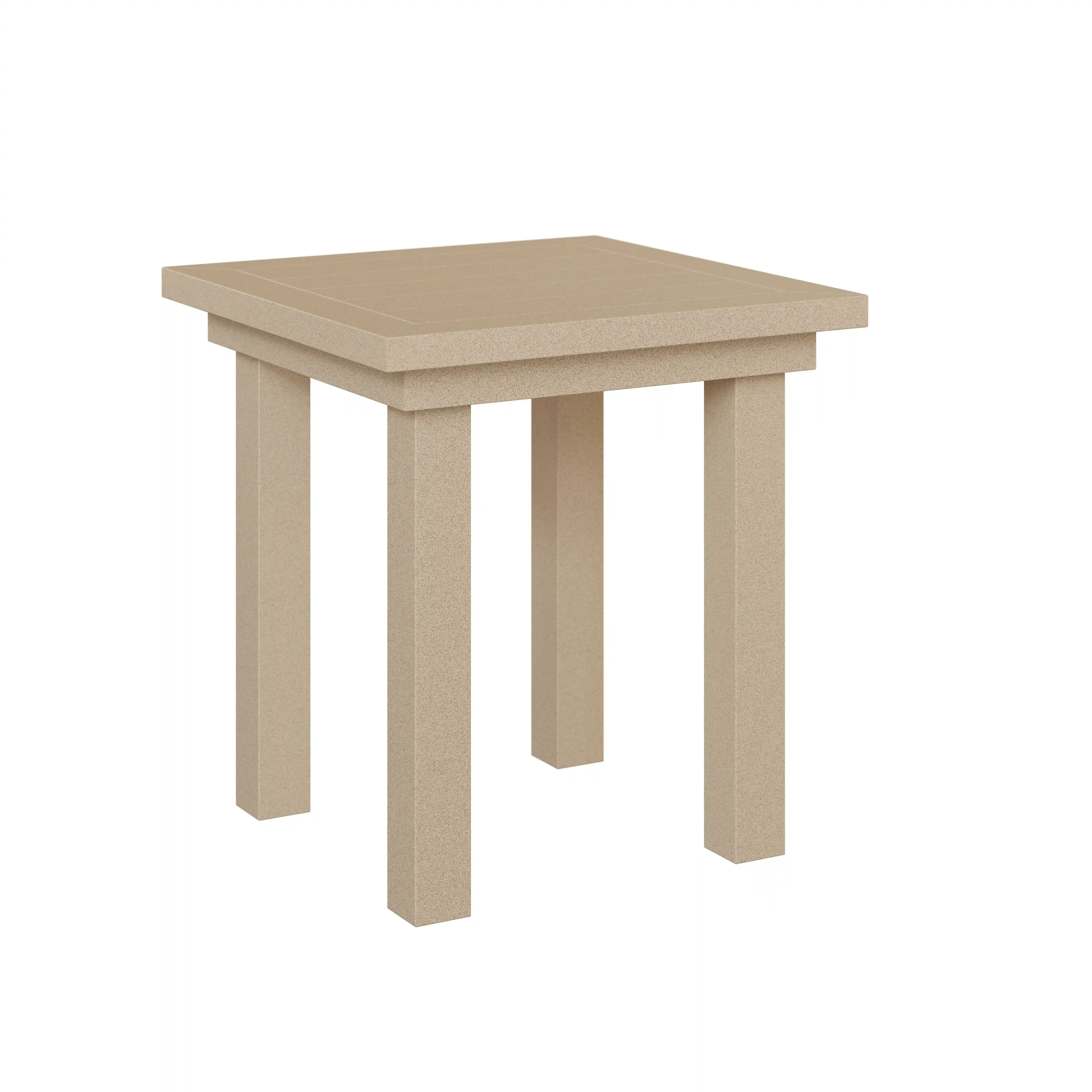Vida Aluminum End Table by Berlin Gardens - Luna Multi Vida Aluminum End Table by Berlin Gardens - 191-VAET1819