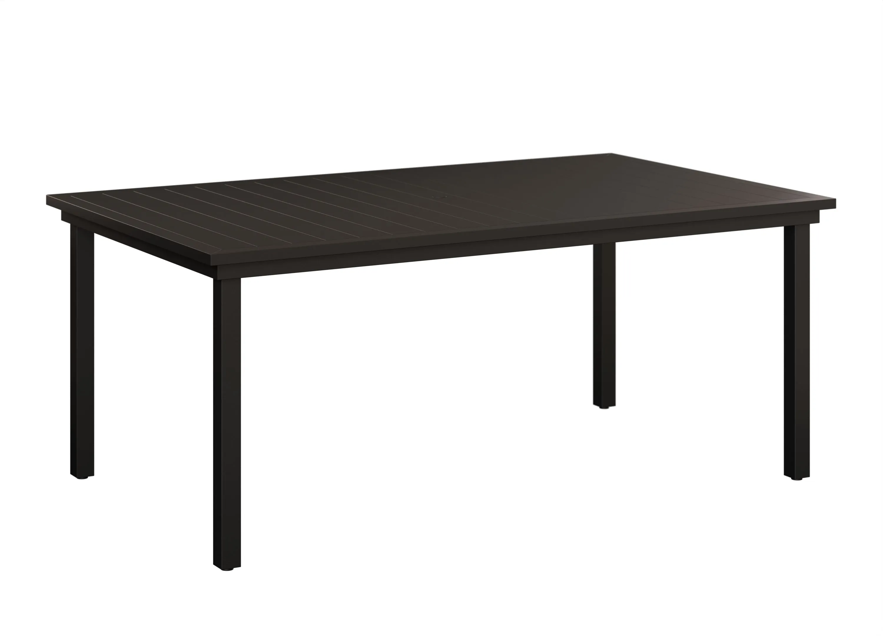 Vida 44" X 73" Aluminum+Poly Dining Table by Berlin Gardens - Black, Black Vida 44" X 73" Aluminum+Poly Dining Table by Berlin Gardens - 191-VPRT4473D