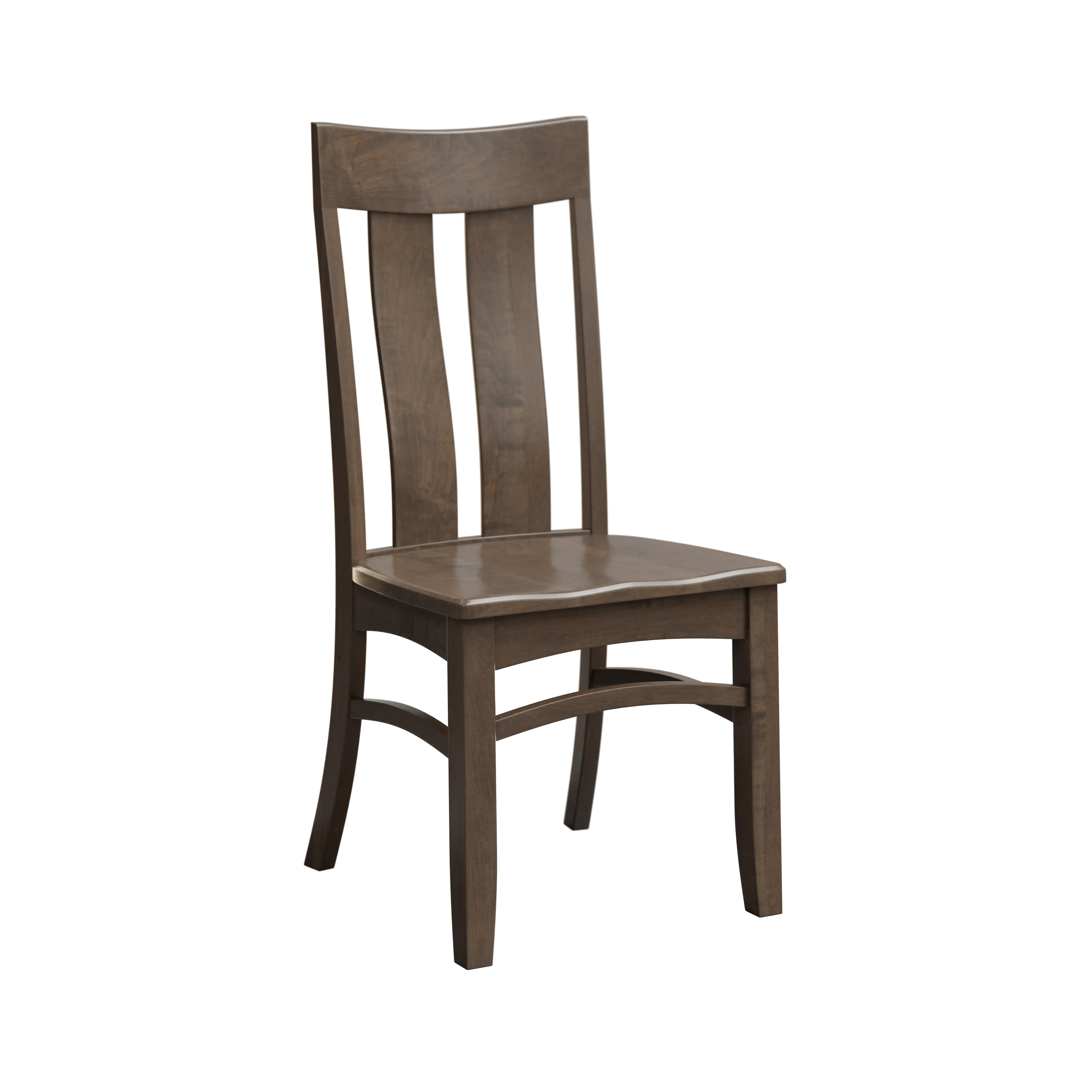 Amish Ashley Solid Hardwood Dining Side Chair - No, , , , , Brown Maple Maple, Carbon Amish Ashley Solid Hardwood Dining Side Chair - 281-034-XPZ