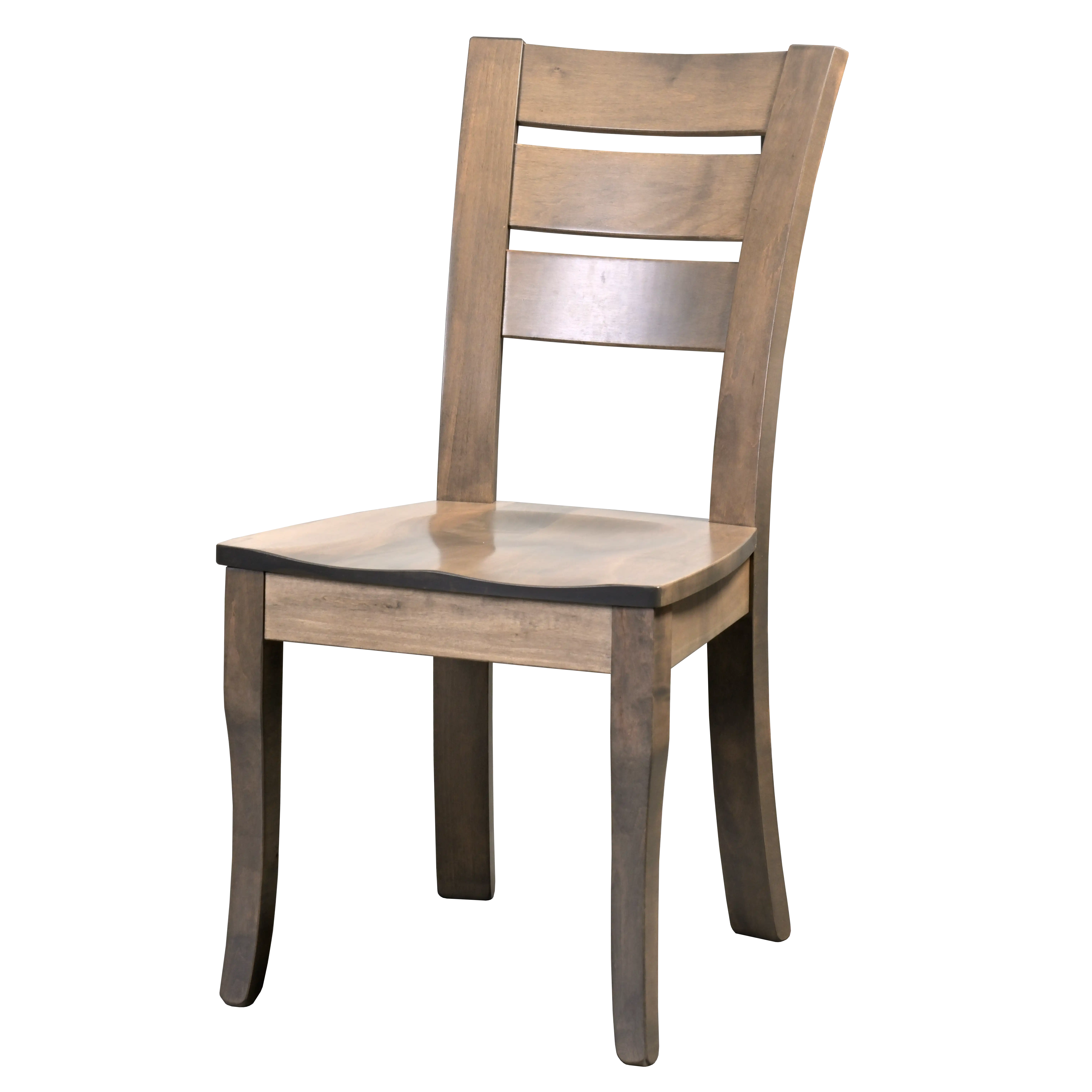 Amish East Lake Solid Hardwood Dining Side Chair - No, , , , , Brown Maple Maple, Creekslate Amish East Lake Solid Hardwood Dining Side Chair - 281-036-BPZ