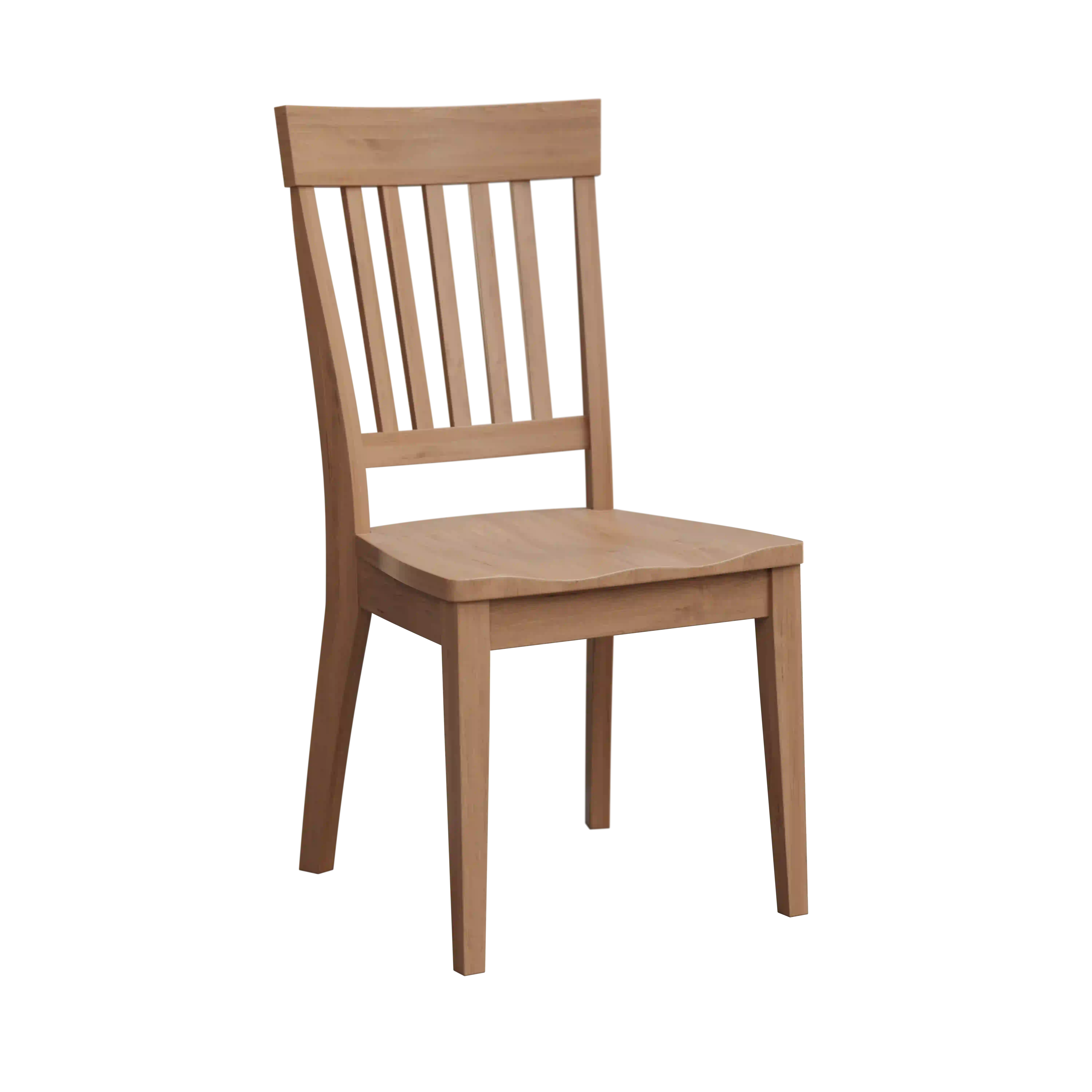 Amish Kenton Solid Hardwood Dining Side Chair - No, , , , , Brown Maple Maple, Sandstone Amish Kenton Solid Hardwood Dining Side Chair - 281-037-HPZ