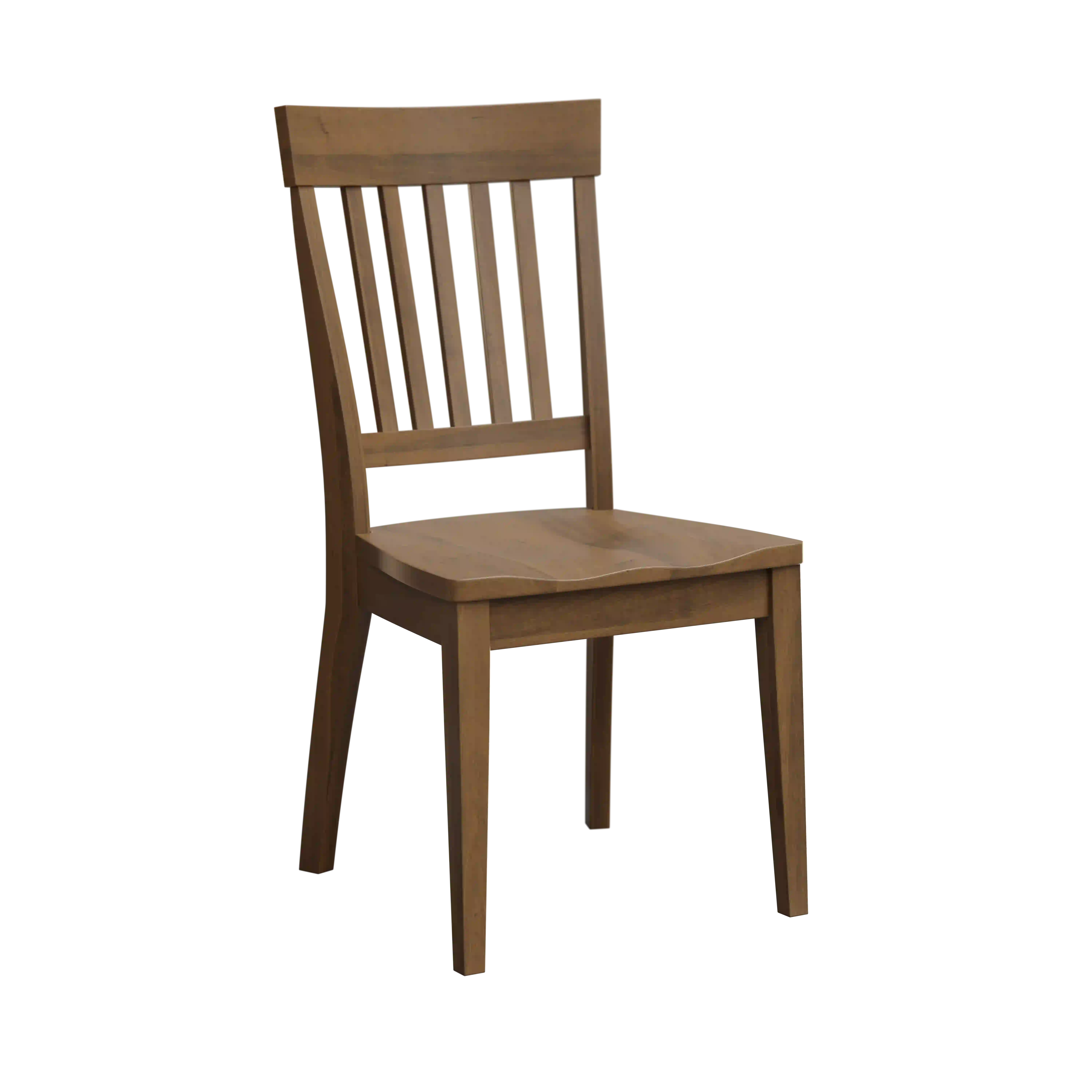 Amish Kenton Solid Hardwood Dining Side Chair - No, , , , , Brown Maple Maple, Lightbrown Amish Kenton Solid Hardwood Dining Side Chair - 281-037-HPZ