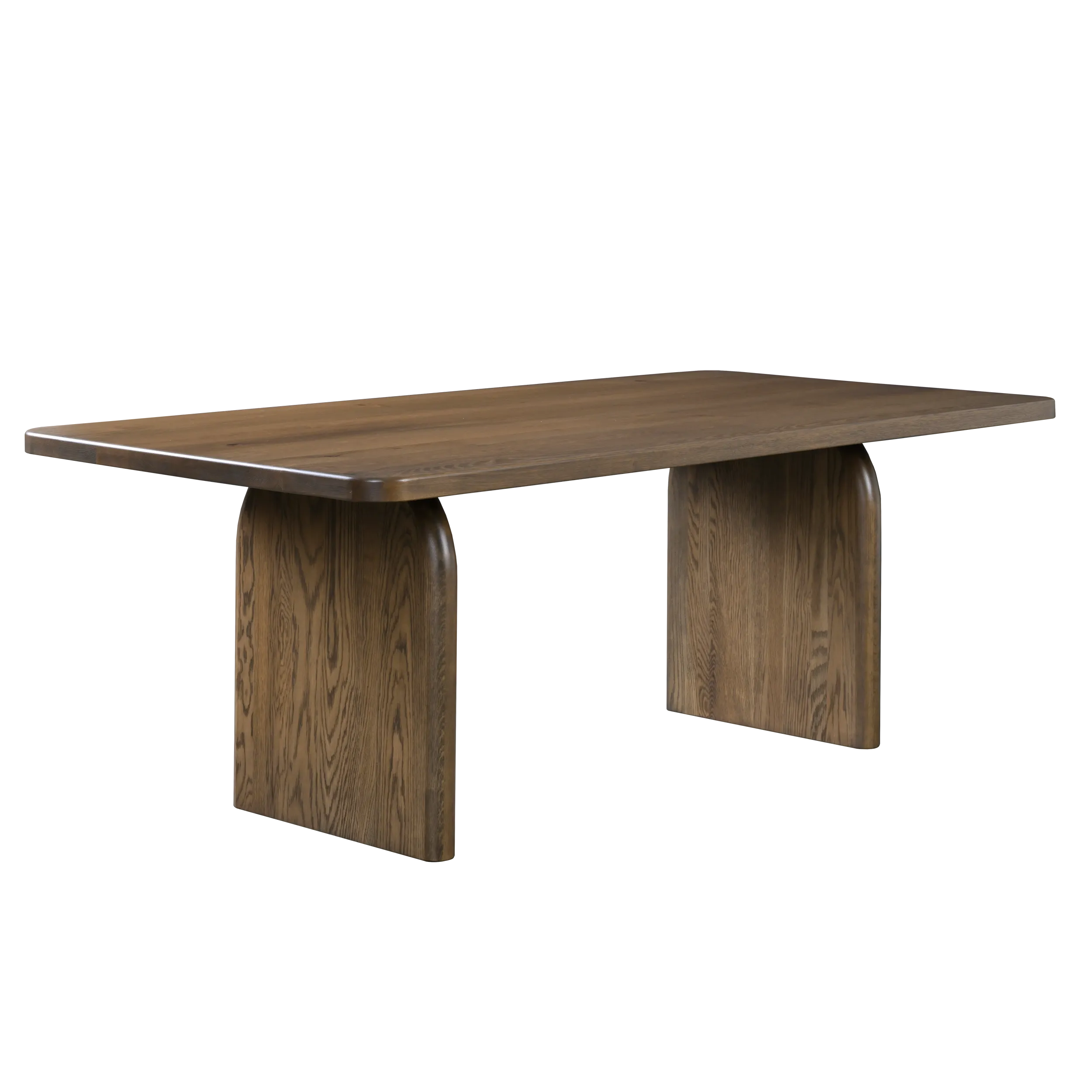 Amish Durham Trestle Solid Hardwood Dining Table - No, , , , , Rustic White Oak, Lightbrown Amish Durham Trestle Solid Hardwood Dining Table - 281-411-QXYIB