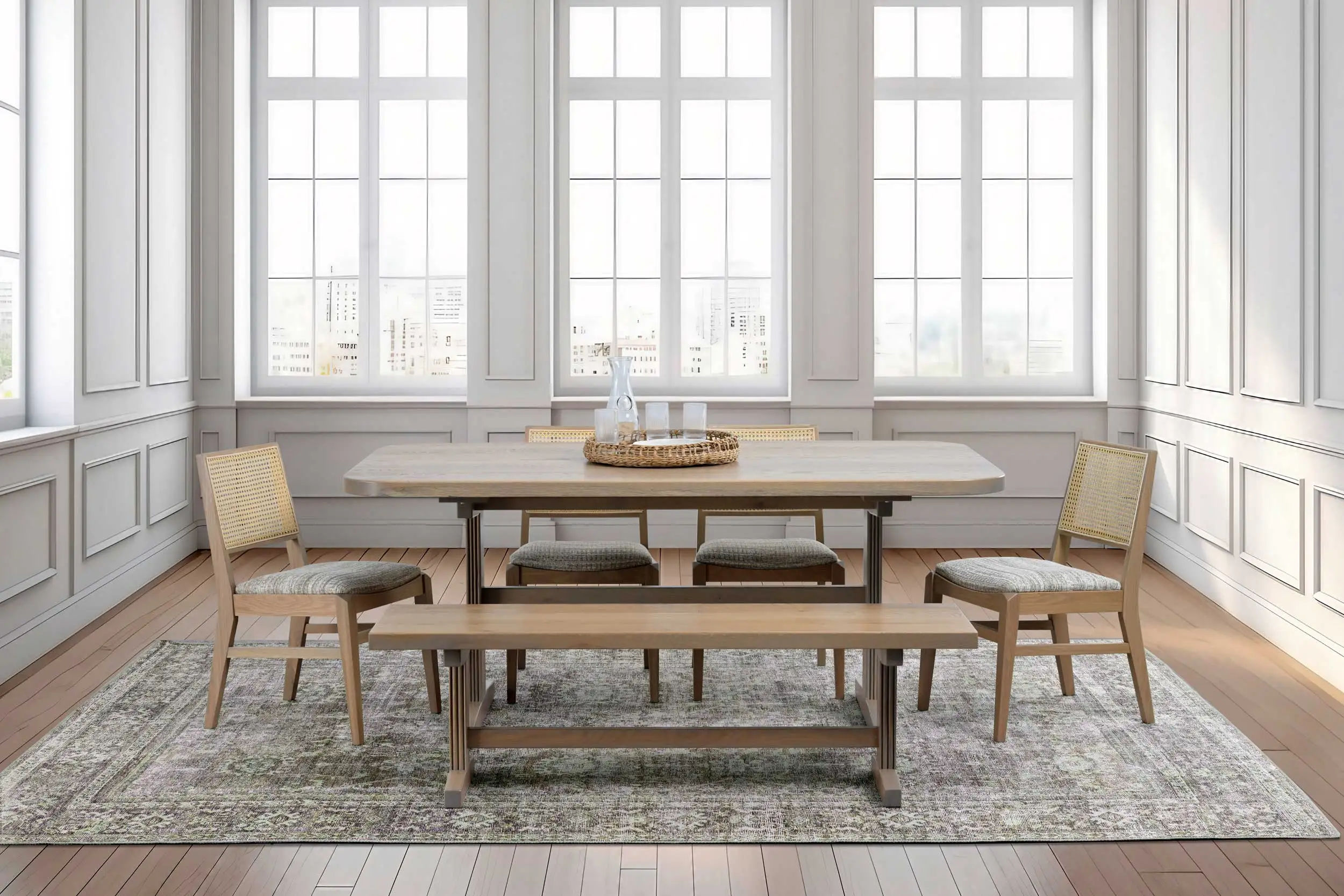 Amish Provence Solid Hardwood Dining Side Chair (Cane Back) - Amish Provence Solid Hardwood Dining Side Chair (Cane Back) - 281-421-MPZZ
