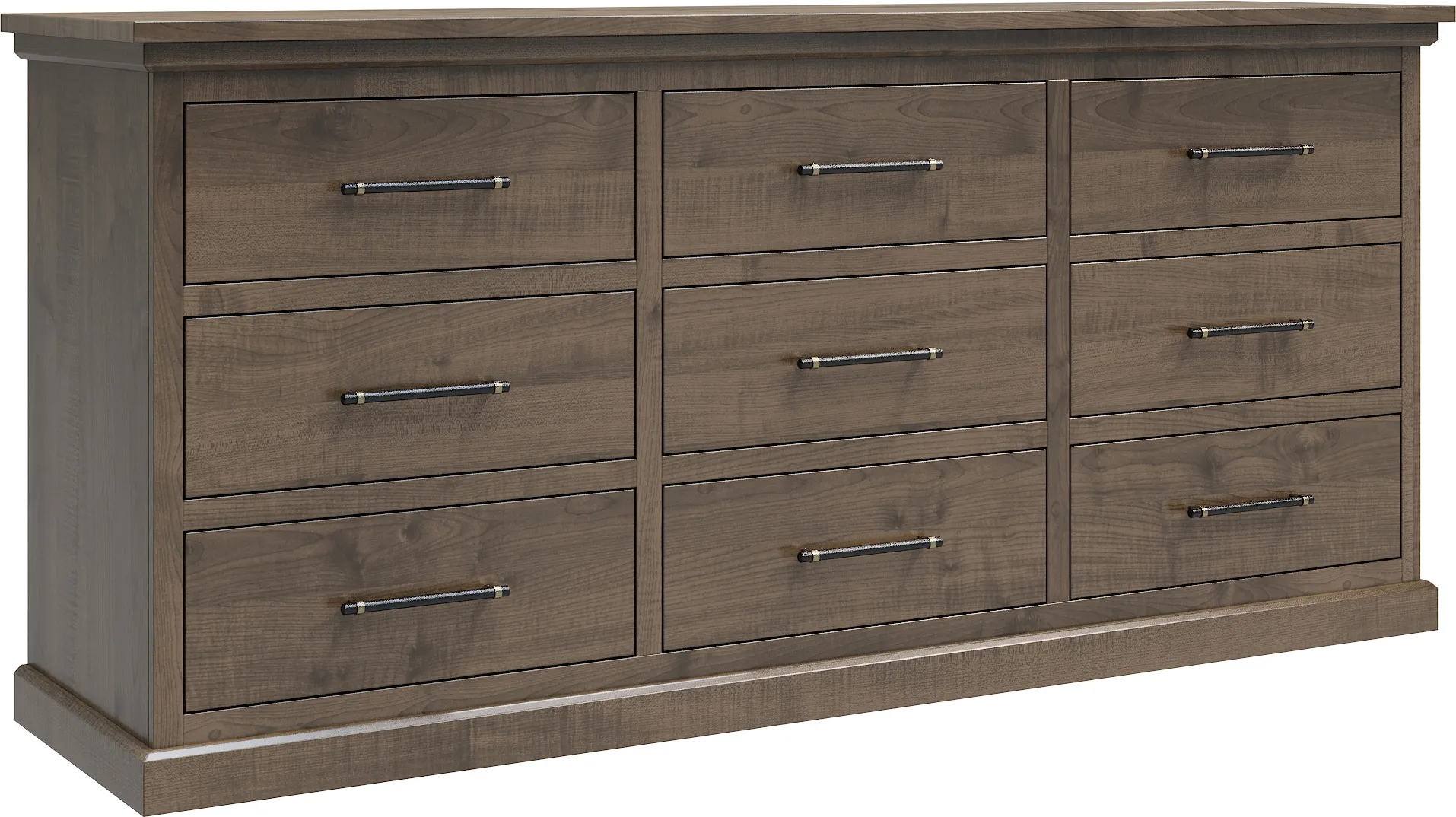 Amish Santorini Solid Hardwood Bedroom 9-Drawer Dresser - Amish Santorini Solid Hardwood Bedroom 9-Drawer Dresser - 281-472-1755612A