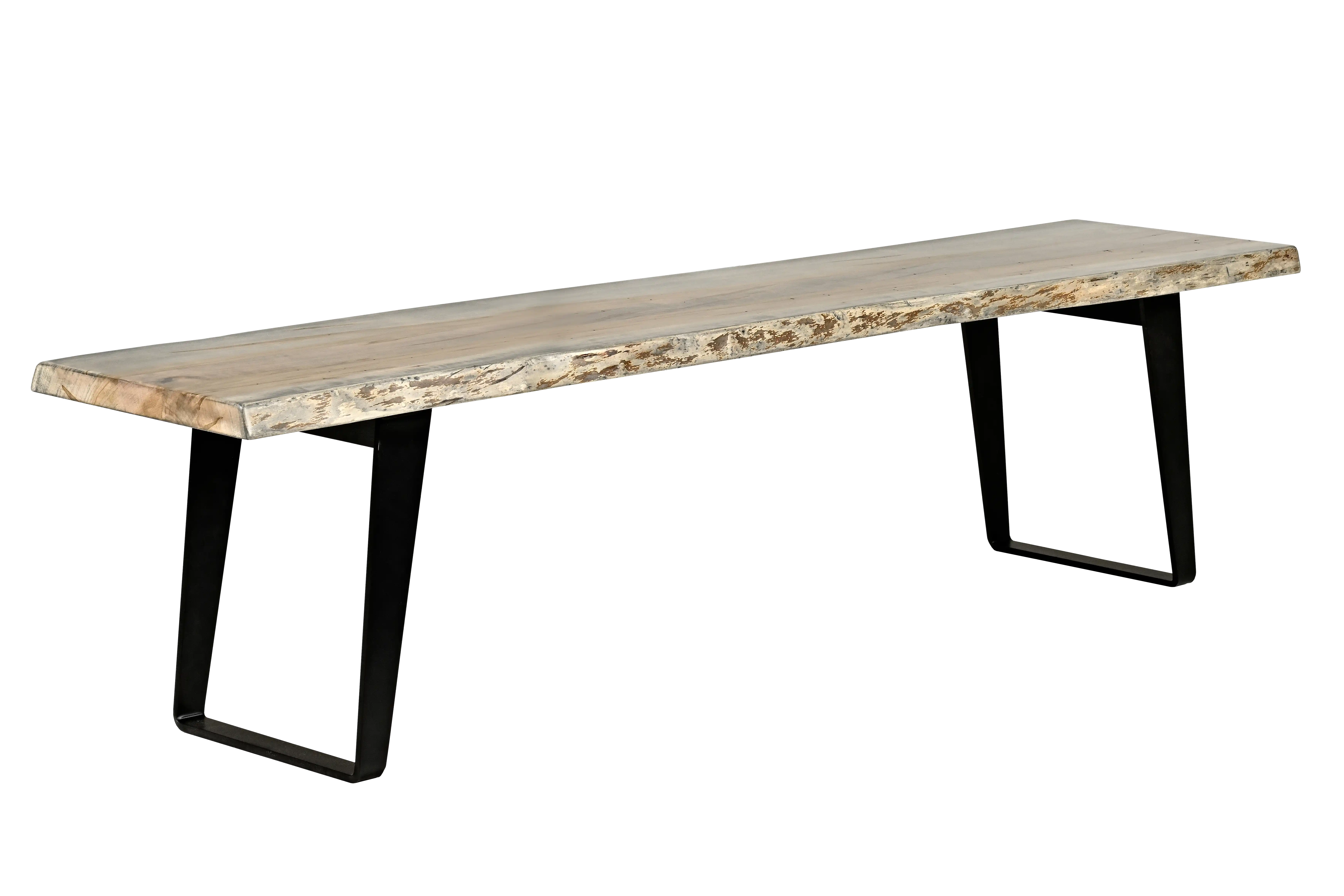 Amish Ashford Live Edge Solid Hardwood Dining Bench - 72", Wormy Maple, FC47872 Bel Air Amish Ashford Live Edge Solid Hardwood Dining Bench - 281-495-YBKZE