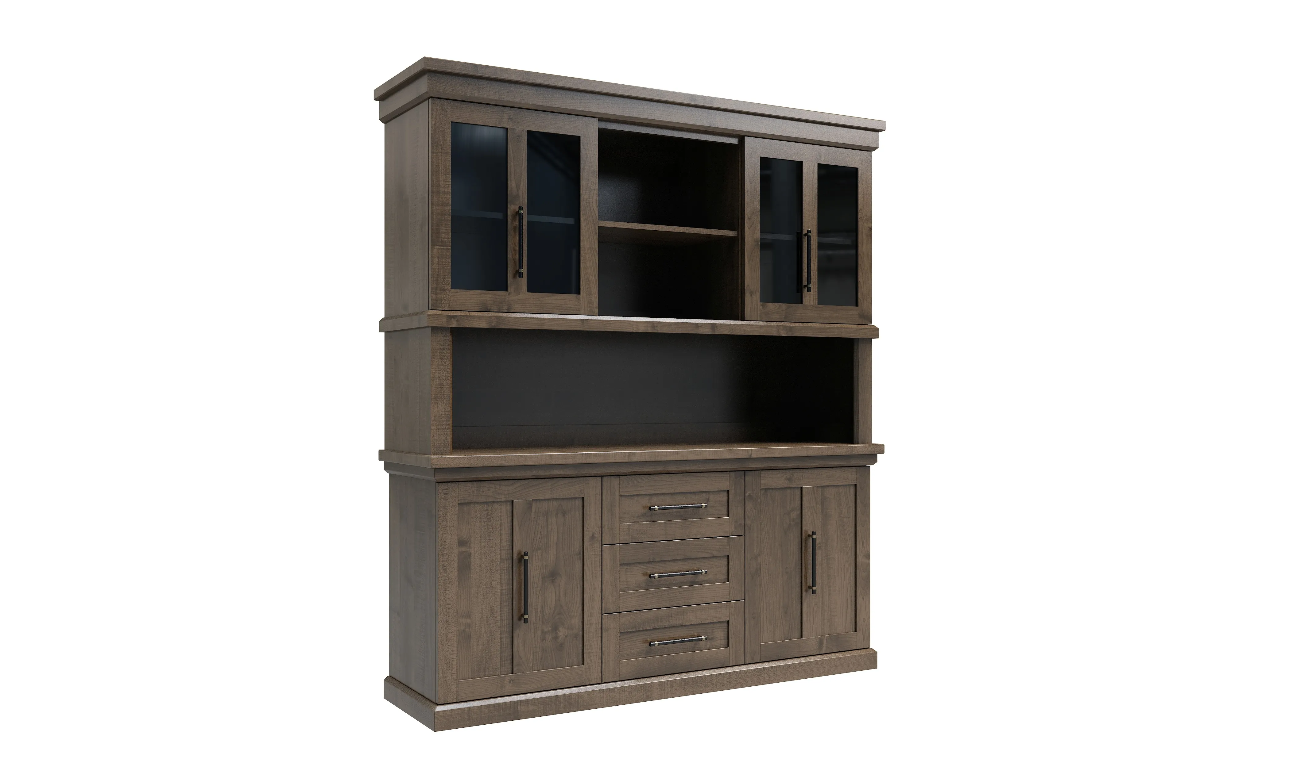 Amish Santorini Solid Hardwood Dining Hutch - Amish Santorini Solid Hardwood Dining Hutch - 281-518-0542725AL