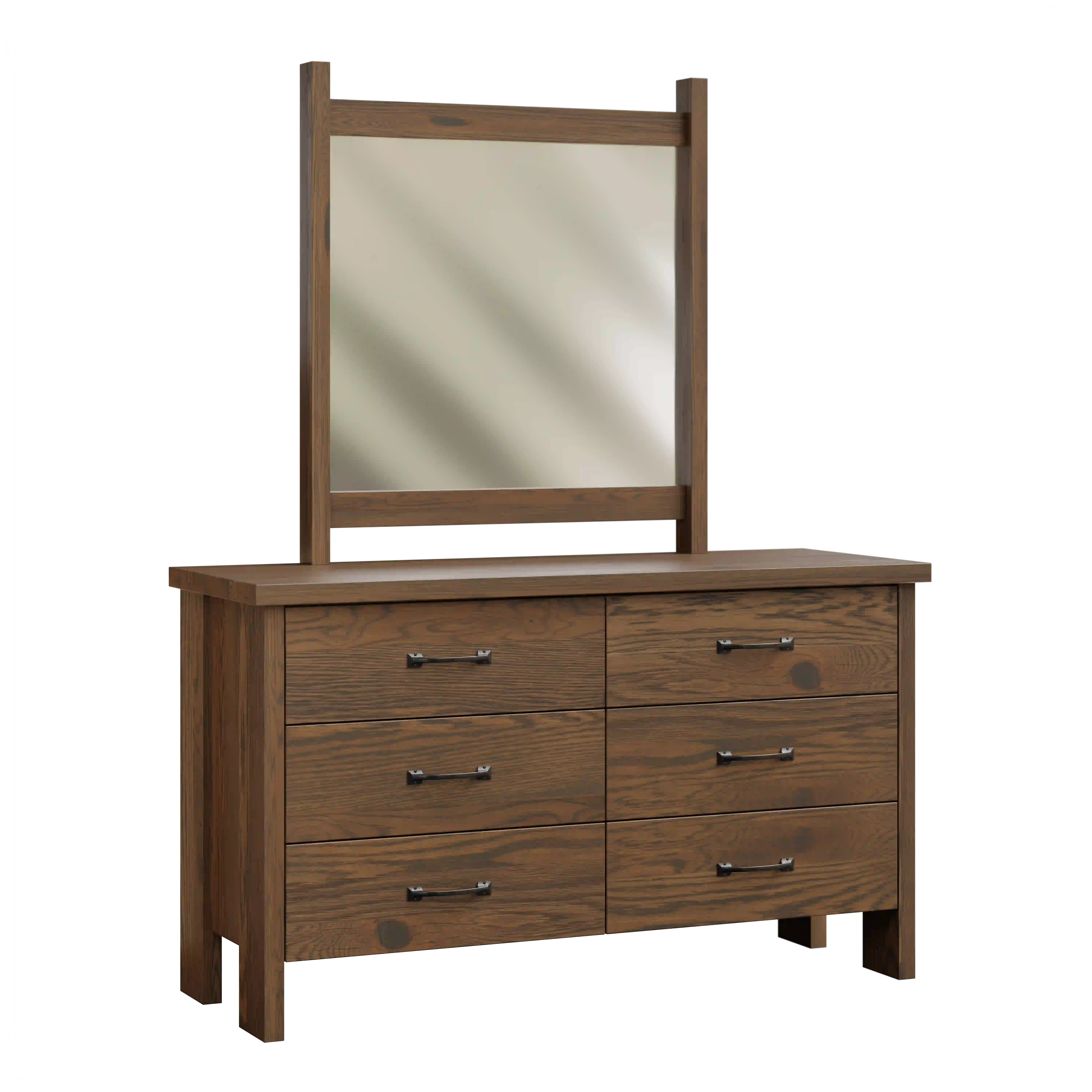 Amish Cheyenne Solid Hardwood Bedroom 6-Drawer Dresser - Amish Cheyenne Solid Hardwood Bedroom 6-Drawer Dresser - 281-528-935568