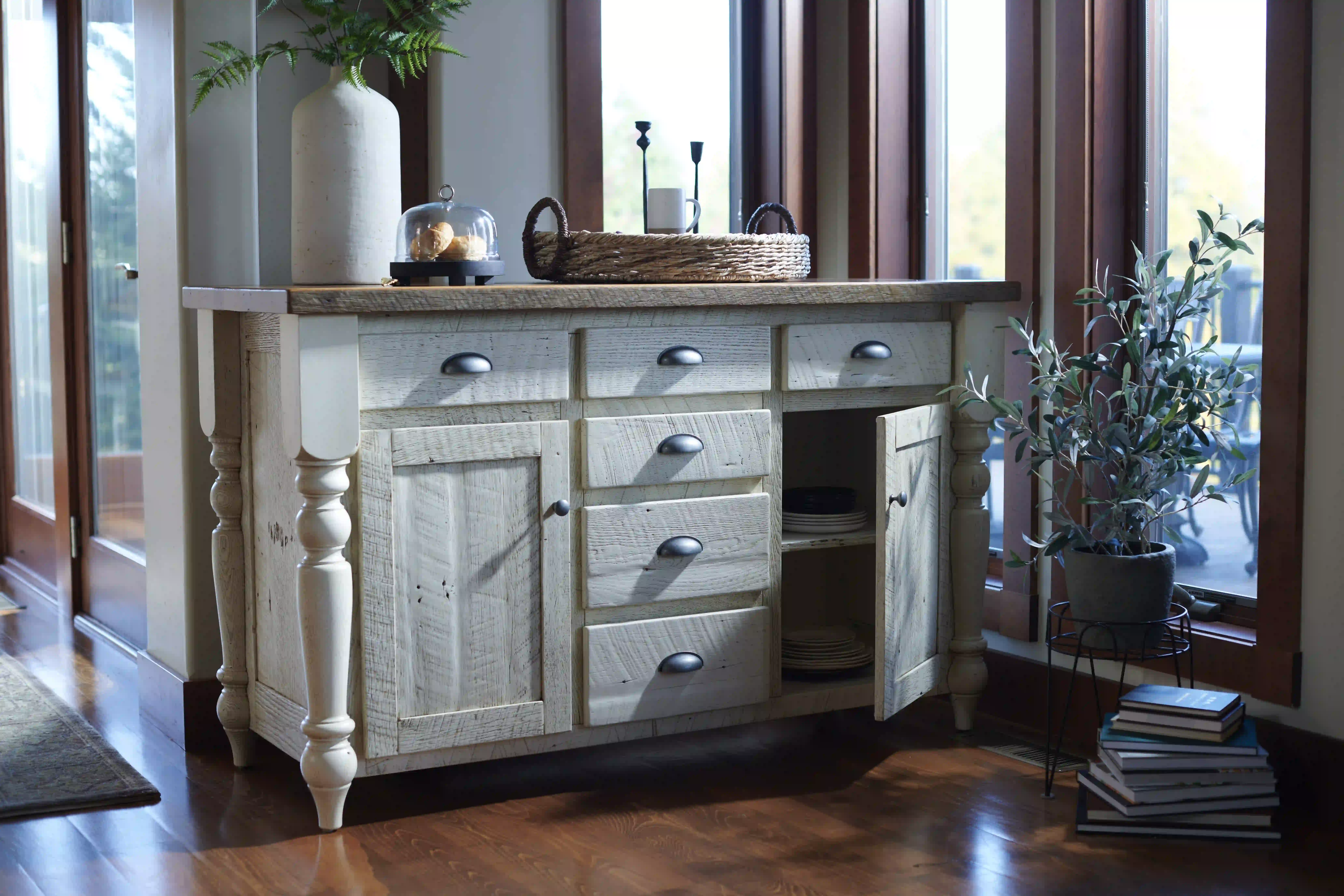 Amish Farmhouse Solid Hardwood Dining Server - Amish Farmhouse Solid Hardwood Dining Server - 281-543-695793