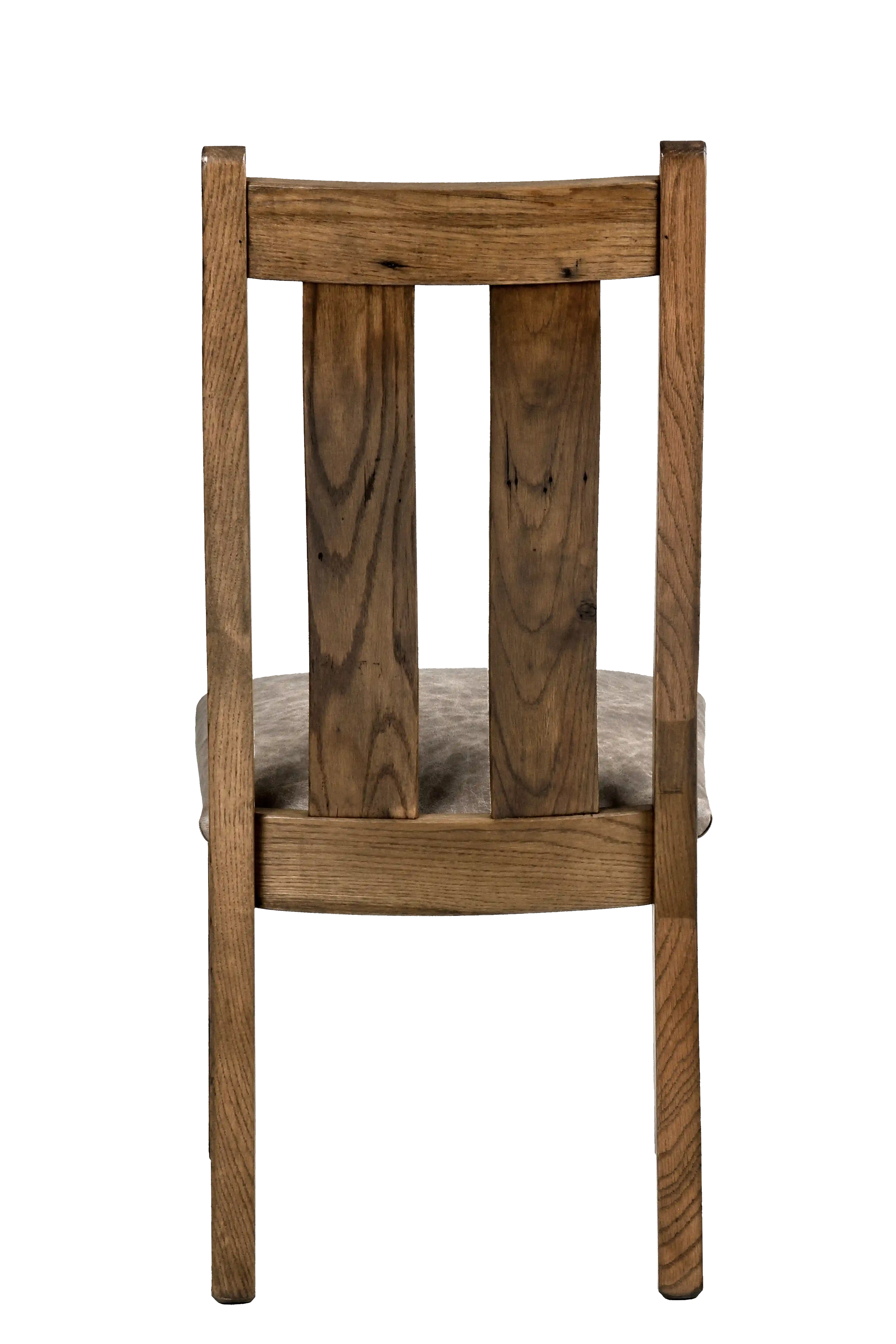 Amish Bristol Solid Hardwood Dining Side Chair - No, , , , , , , Barnwood, 3 Glaze Amish Bristol Solid Hardwood Dining Side Chair - 281-560-YPZ