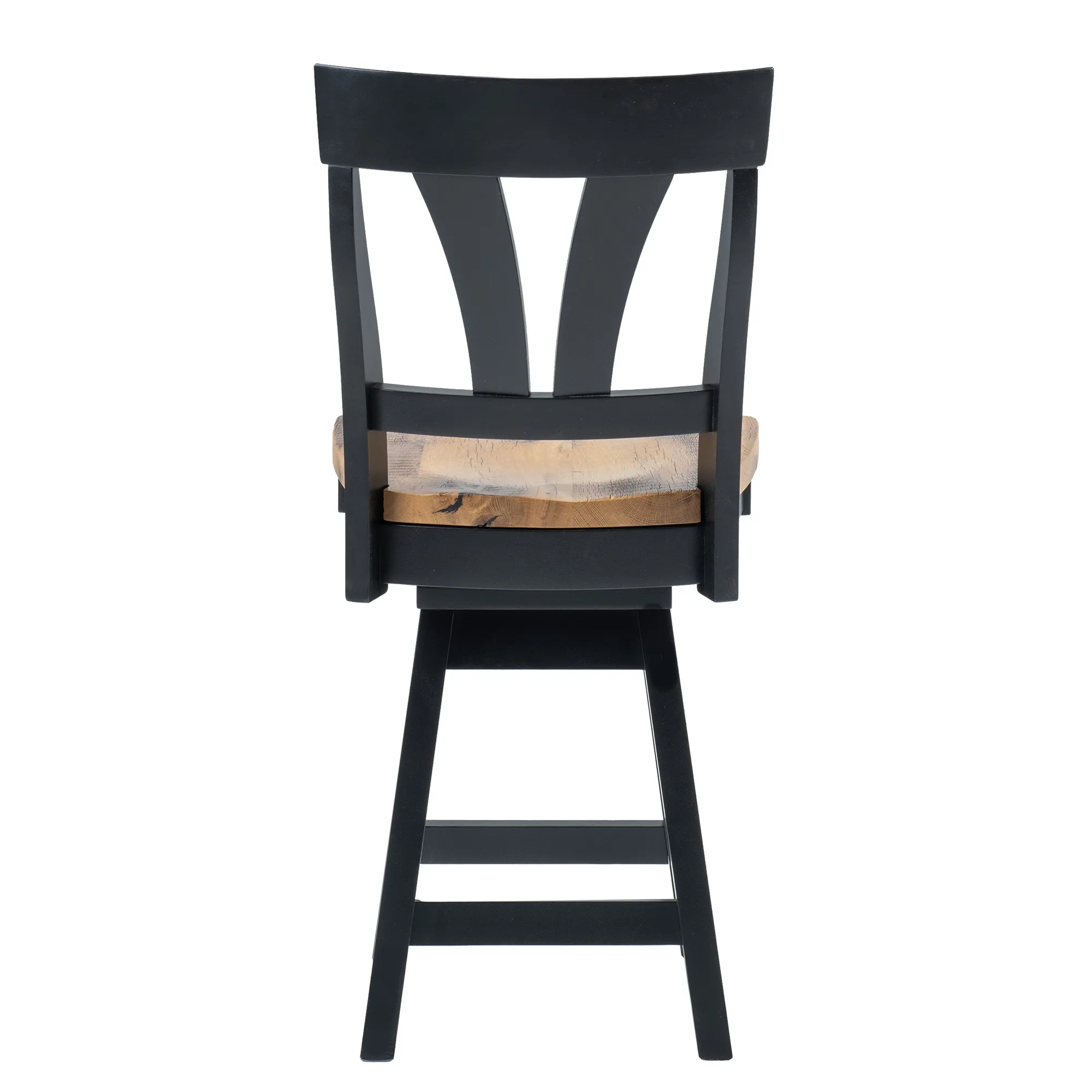 Amish Kimberley Solid Hardwood Counter Swivel Dining Side Chair - Amish Kimberley Solid Hardwood Counter Swivel Dining Side Chair - 281-567-ZHPZP