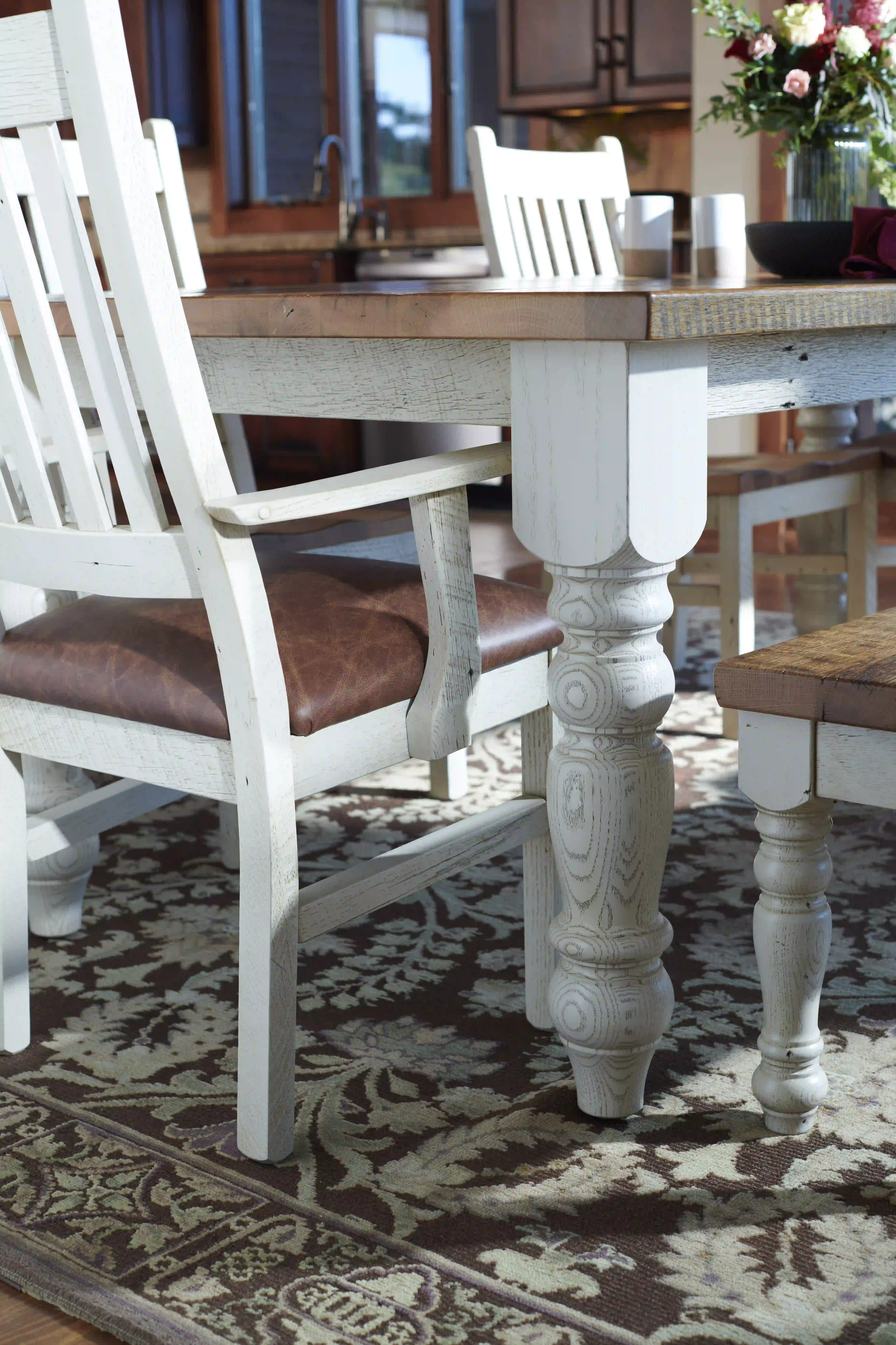 Amish Farmhouse Solid Hardwood Dining Arm Chair - Amish Farmhouse Solid Hardwood Dining Arm Chair - 281-576-CEXZ