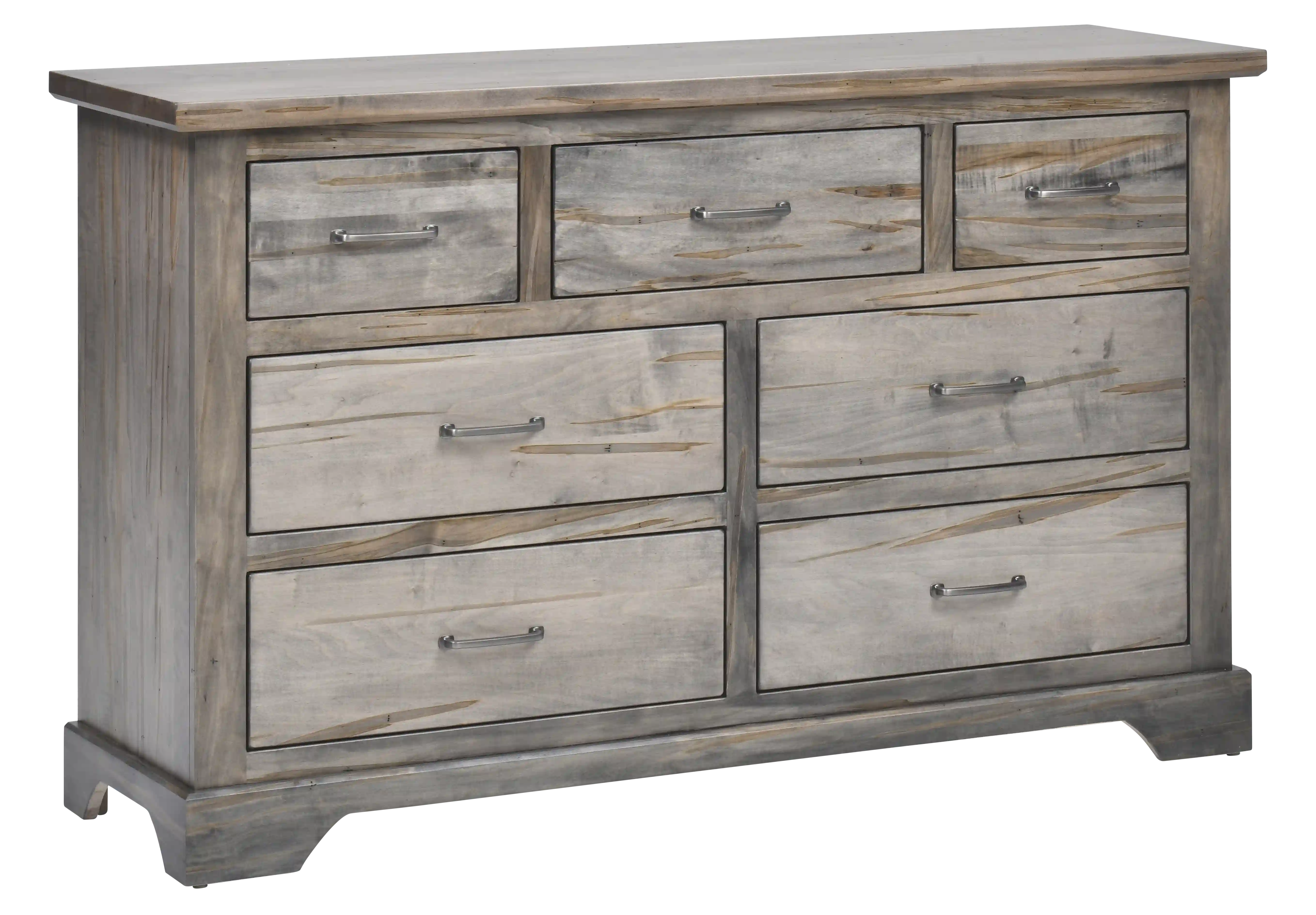 Amish Kimberley Solid Hardwood Bedroom 7-Drawer Dresser - Amish Kimberley Solid Hardwood Bedroom 7-Drawer Dresser - 281-630-H0AA