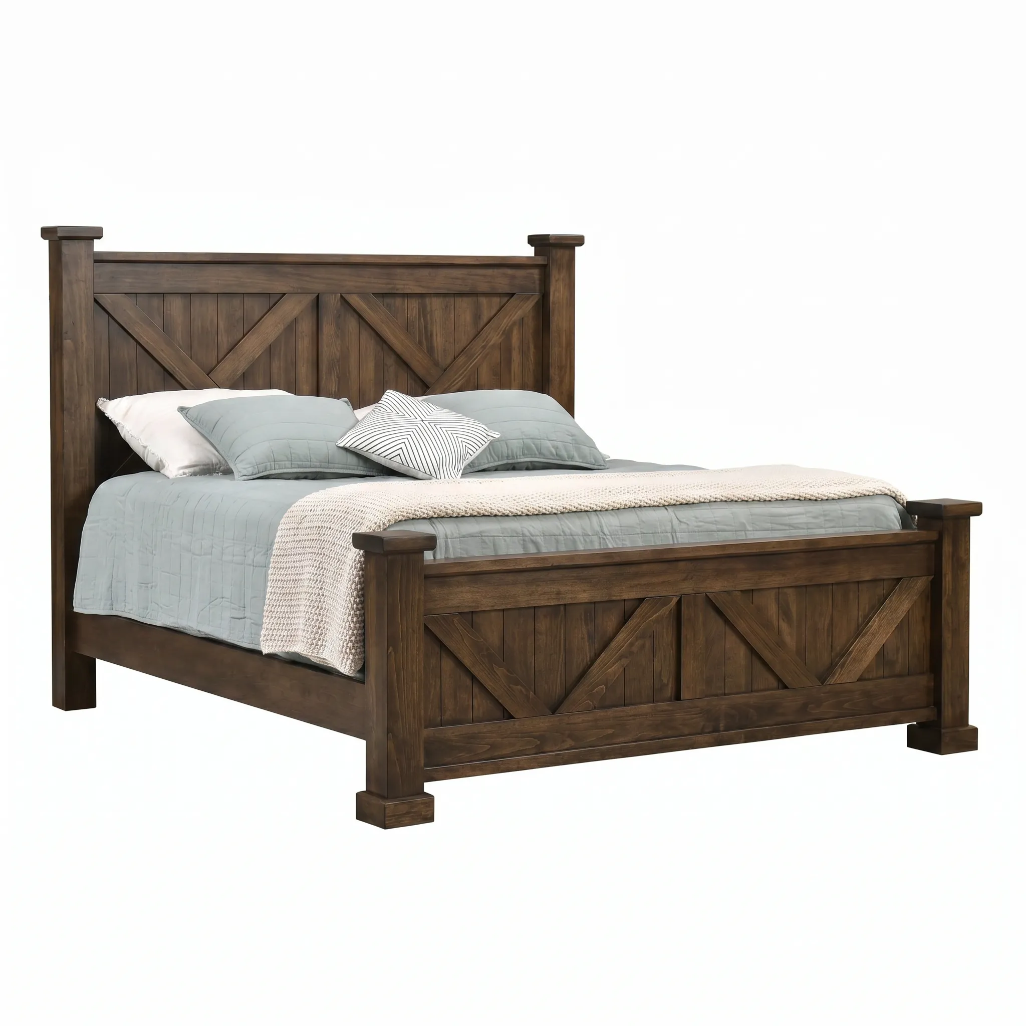 Amish Kimberley Solid Hardwood Bedroom Bed - Amish Kimberley Solid Hardwood Bedroom Bed - 281-630-HHY