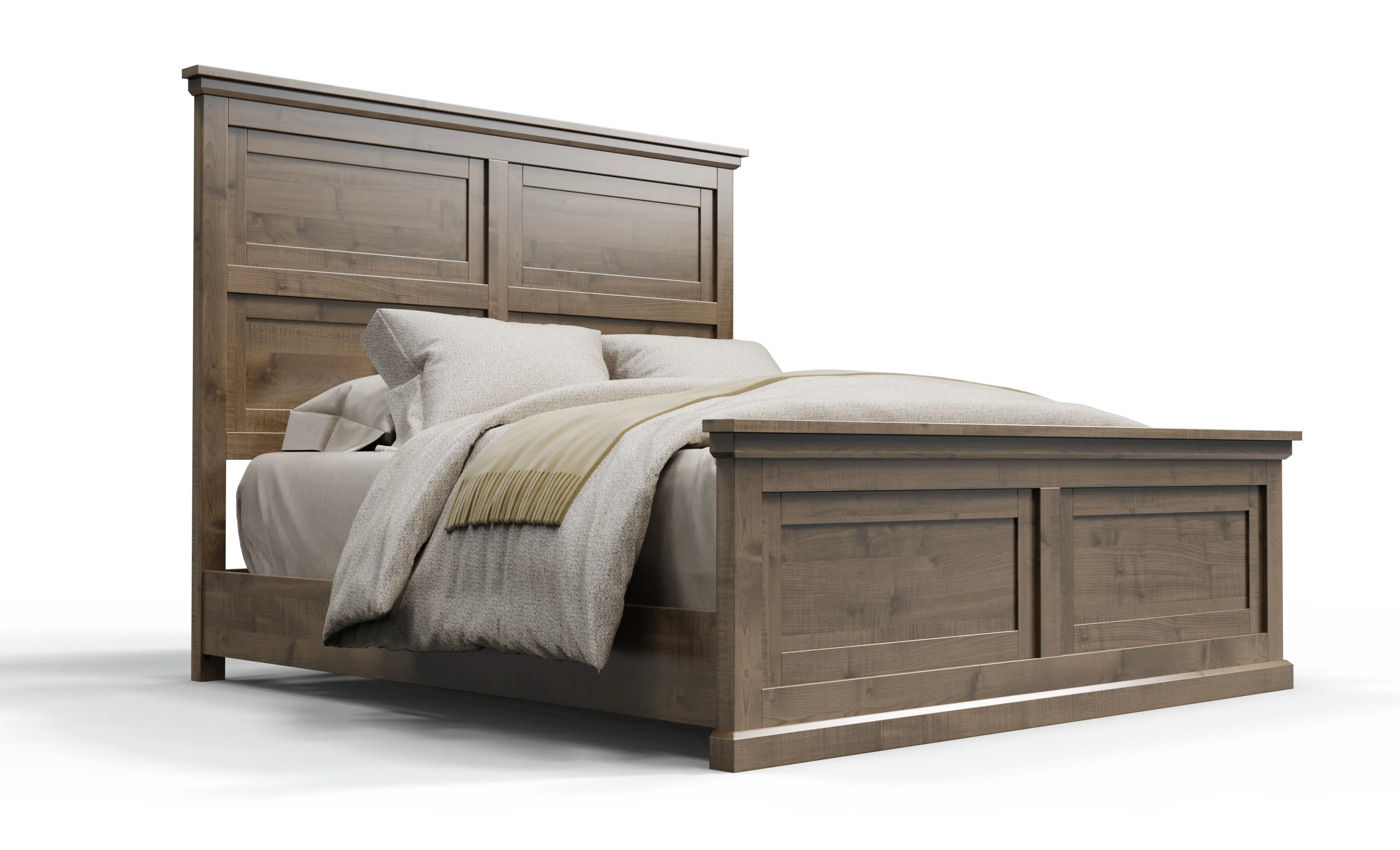 Amish Santorini Solid Hardwood Bedroom Bed - Amish Santorini Solid Hardwood Bedroom Bed - 281-PXKQLOFKF-H