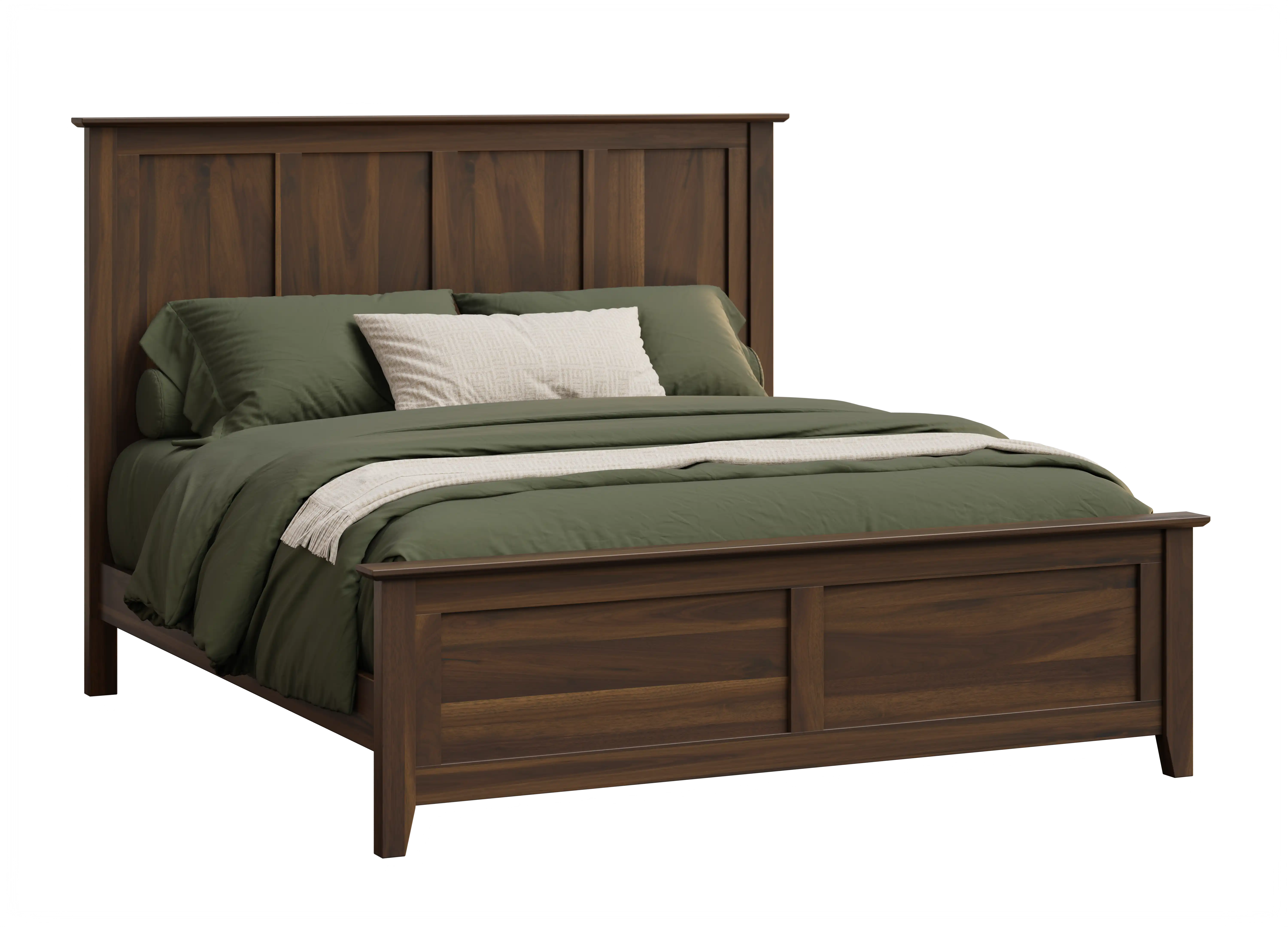 Amish Amanda Solid Hardwood Bedroom Bed - Amish Amanda Solid Hardwood Bedroom Bed - 281-XJXKAX-H
