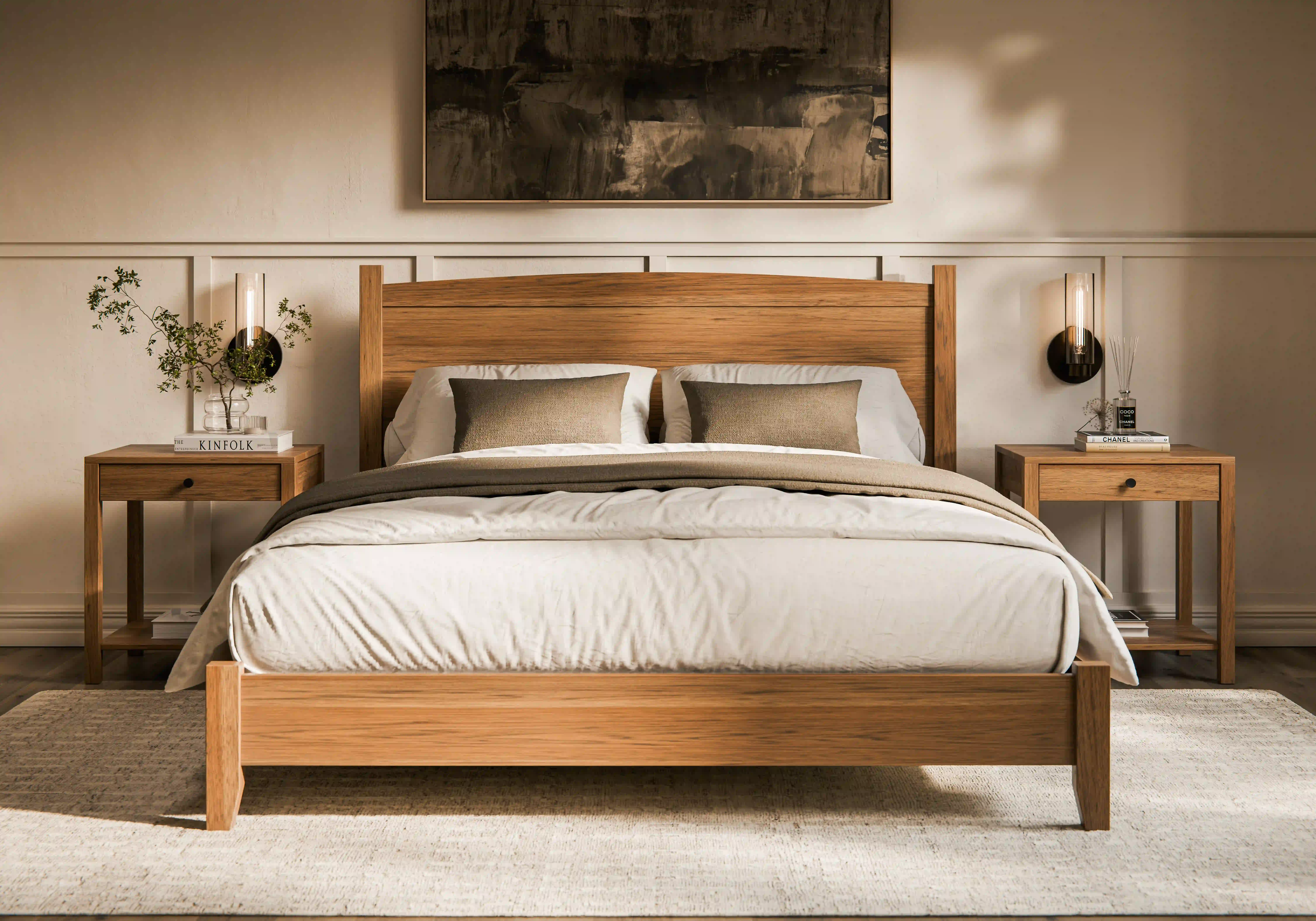 Amish Amanda Solid Hardwood Bedroom Arch Bed - Amish Amanda Solid Hardwood Bedroom Arch Bed - 281-XOZEYBA-H