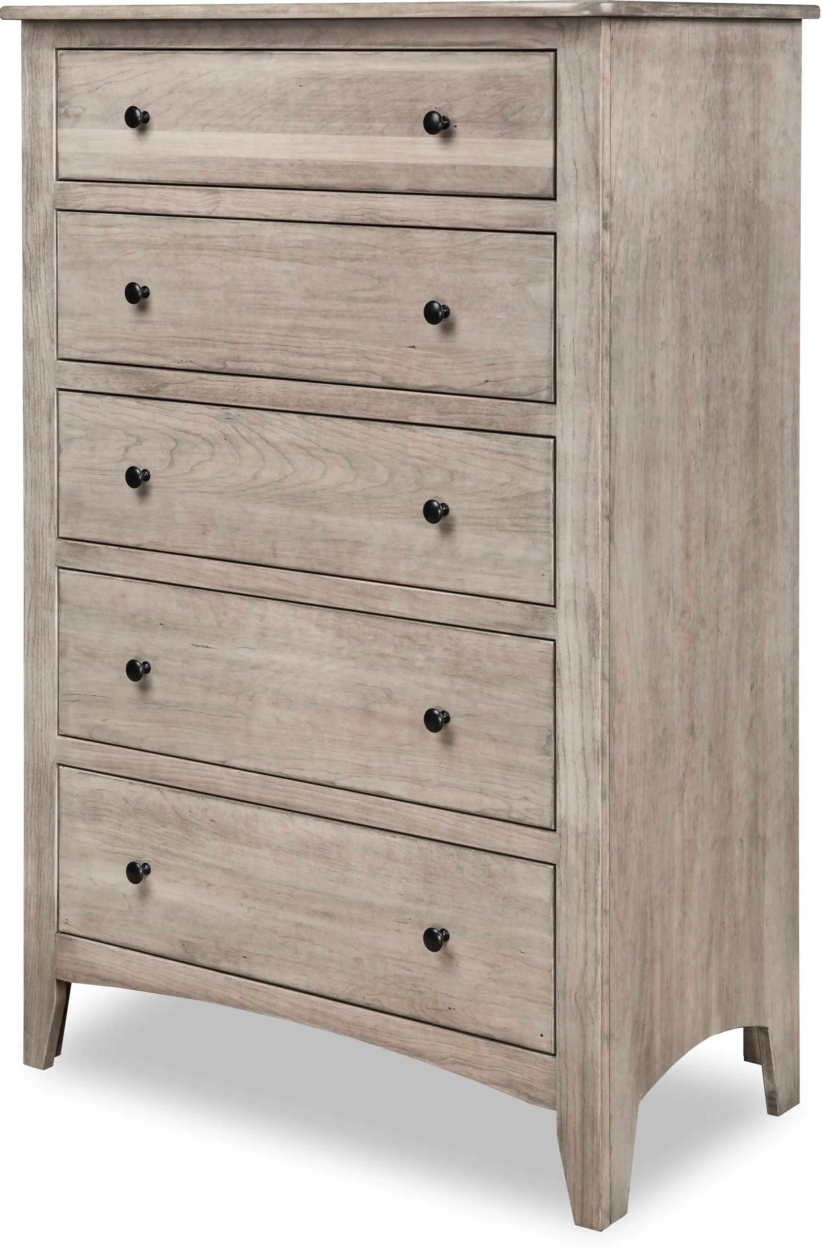 Carlston Tall Chest - No, , , , , Sap Cherry, Mineral, Black Knobs, 53005-FB, Black Knobs, 53005-FB Carlston Tall Chest - 310-O-355