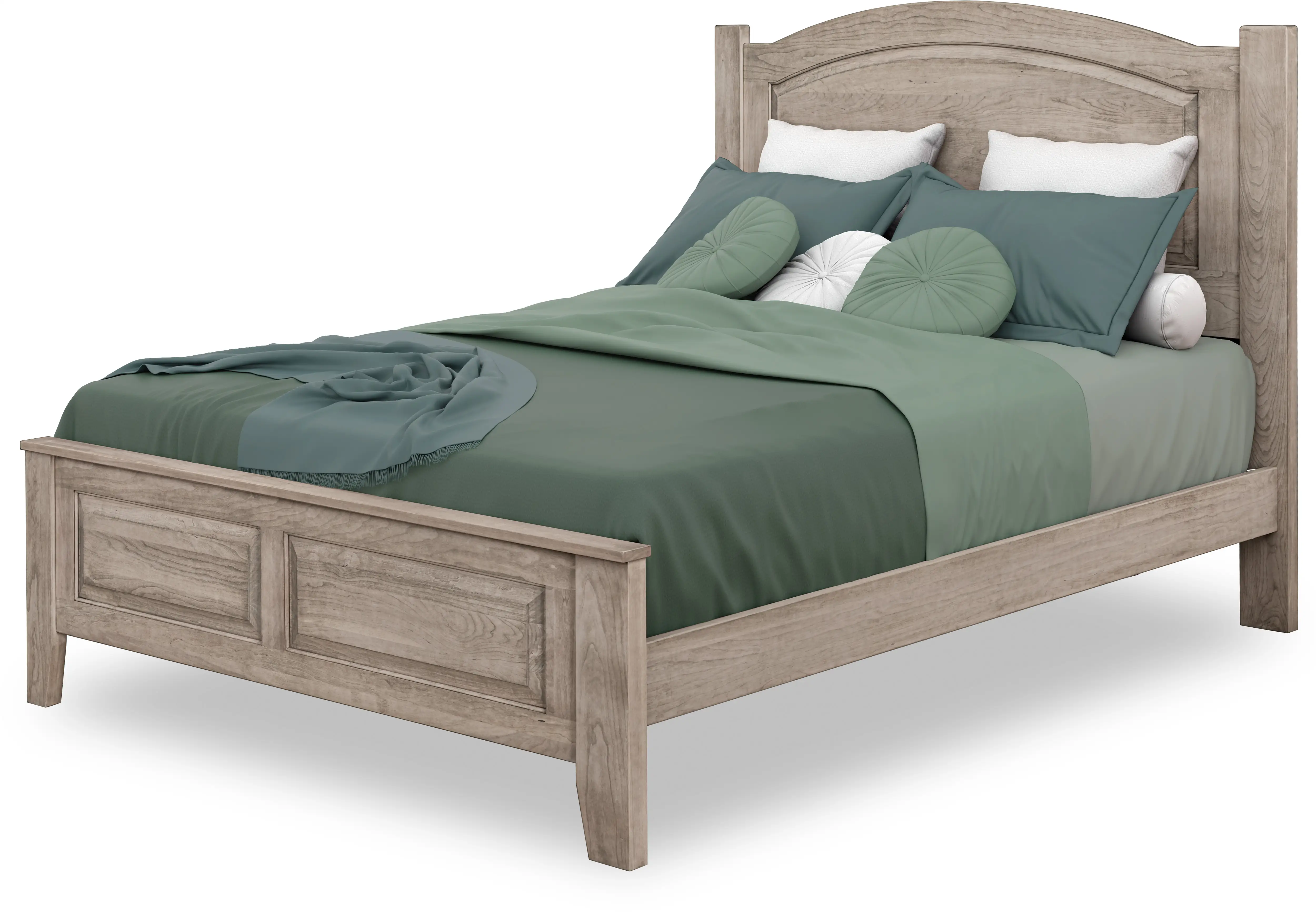 Carlston Bed - Sap Cherry, Mineral, Queen w/ 21" Footboard Carlston Bed - 310-O-YBA