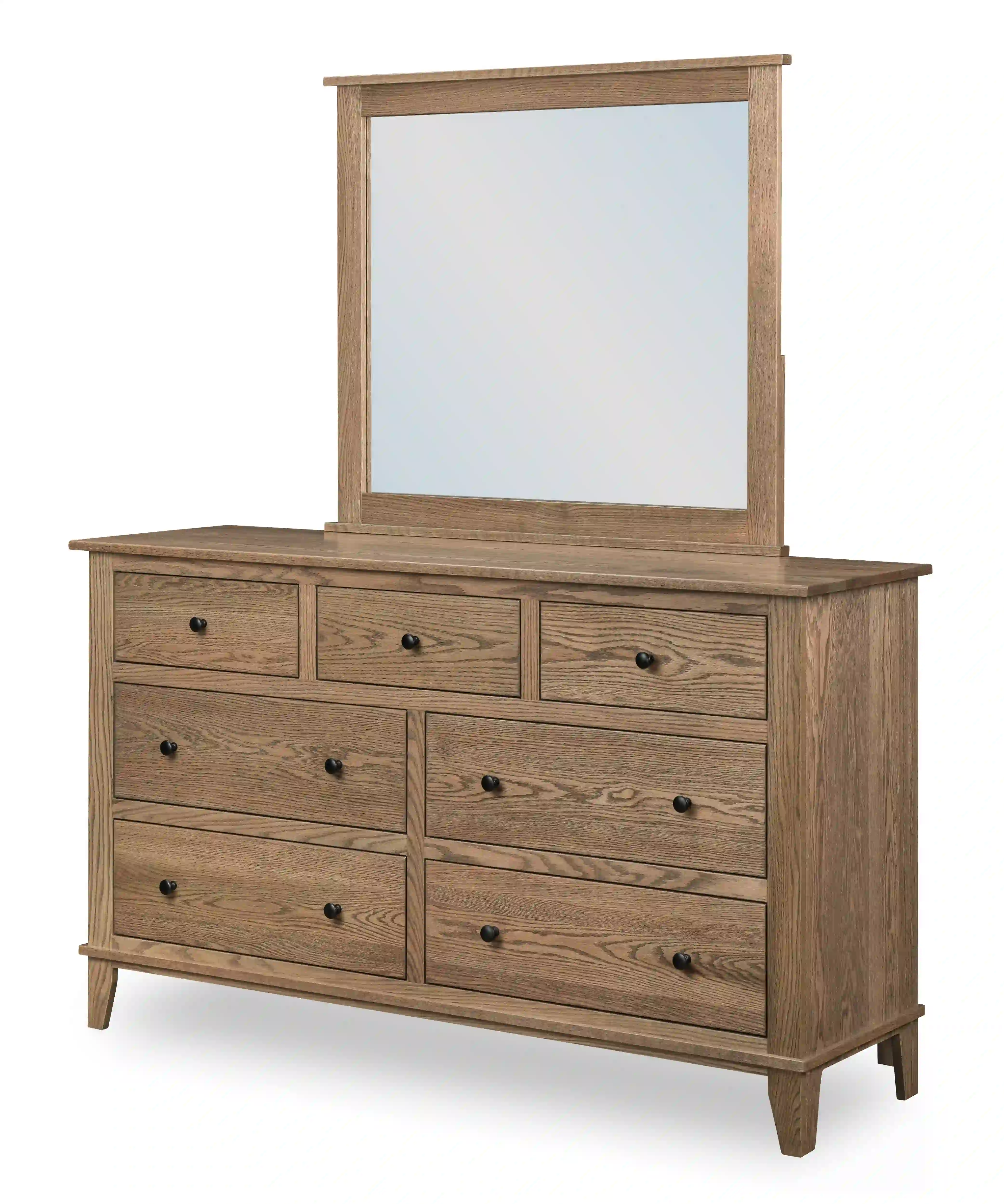 Madison Standard Dresser - No, , , , , Oak, FC47872 Bel Air, Black Knobs, 53005-FB, Black Knobs, 53005-FB Madison Standard Dresser - 310-Q-366